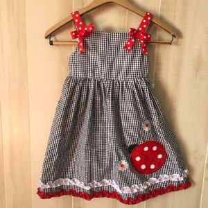5yo lady bug summer dress